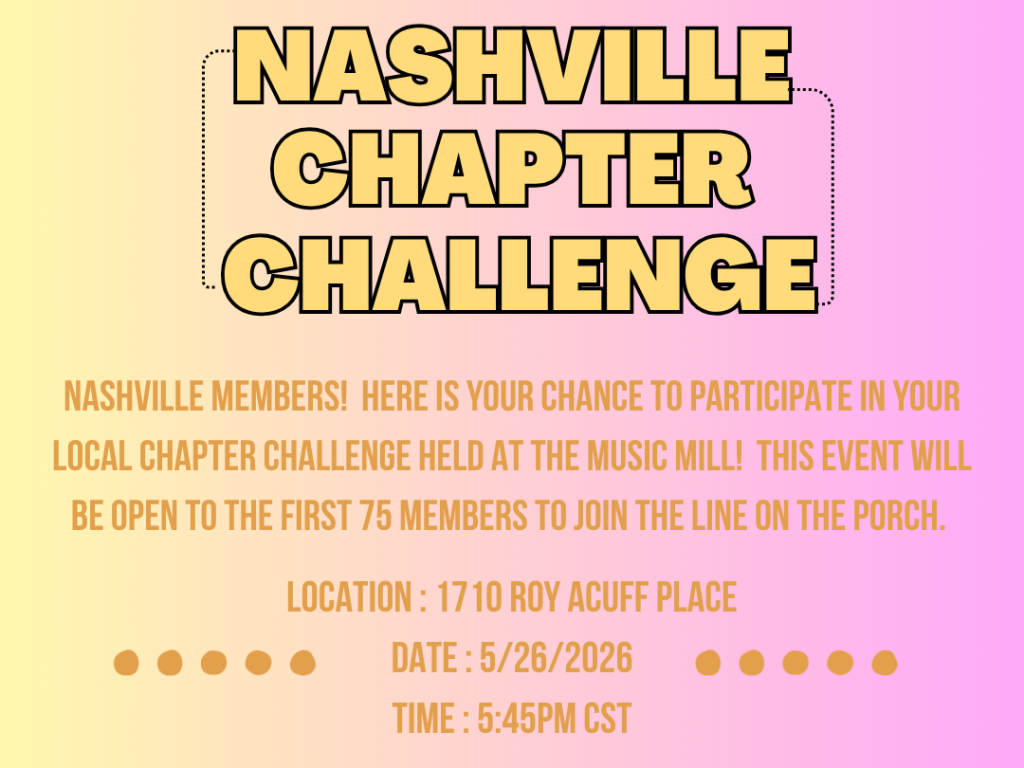 Nashville Chapter Challenge