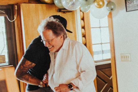 Jeffrey Steele and Steve Dorff at the Music Mill