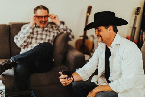 NSAI Executive Director Bart Herbison with John Rich 2