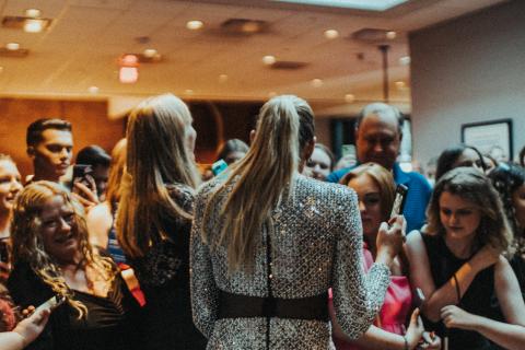 Kelsea Ballerini with fans at Ryman