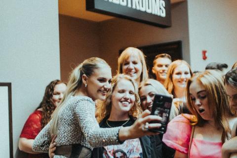 Kelsea Ballerini with fans at Ryman 2