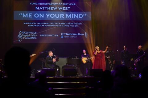 Stage at Nashville Songwriter Awards 2022